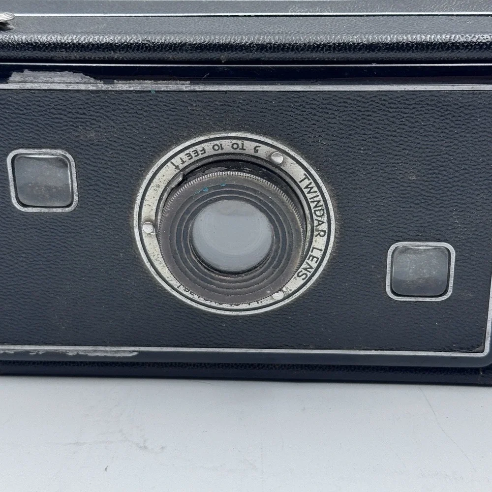 Kodak Jiffy Six 16 Series II Vintage Folding Rollfilm Camera Black 6x9 Twindar